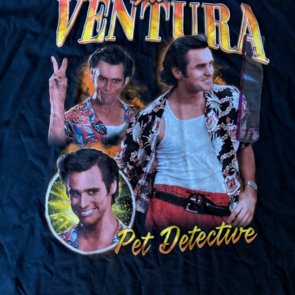 Ace Ventura Pet Detective Jim Carrey Movie Graphic T-Shirt Sz XL - Picture 3 of 10
